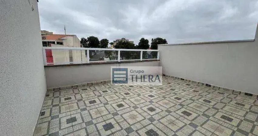 Cobertura com 2 dormitórios à venda, 108 m² por r$ 430.000,00 - jardim progresso - santo andré/sp