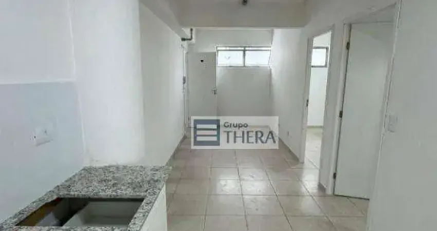 Apartamento com 2 dormitórios para alugar, 45 m² por R$ 2.150,00/mês - Centro - Santo André/SP