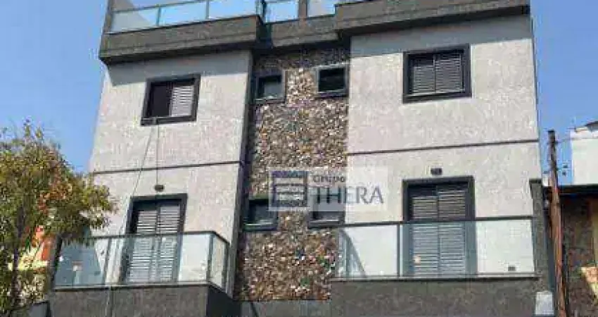 Cobertura com 2 dormitórios à venda, 88 m² por R$ 690.000,00 - Utinga - Santo André/SP