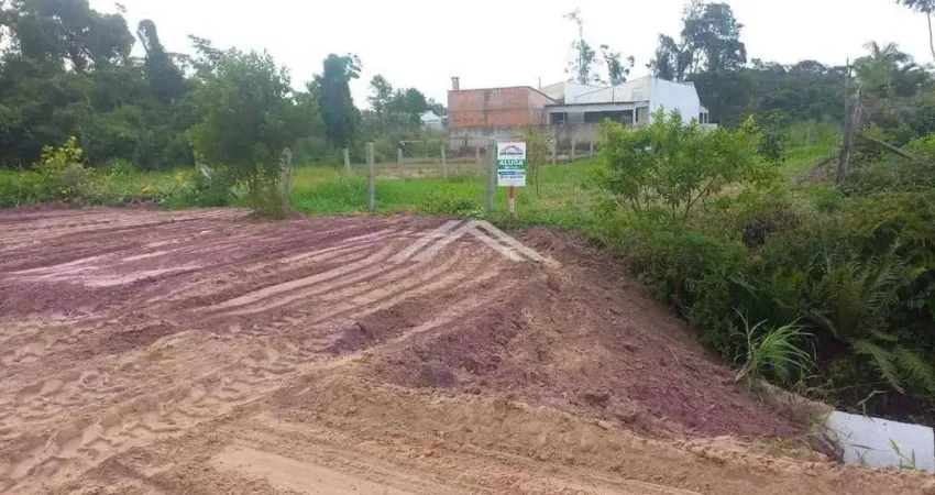Terreno para alugar, 384 m² por r$ 650,00/mês - praia do imperador - itapoá/sc