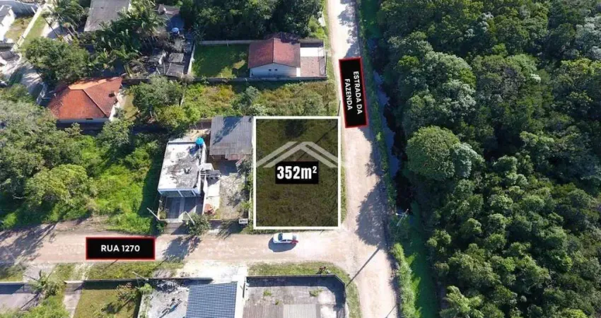 Terreno para alugar, 352 m² por r$ 800,00/mês - jardim verdes mares de itapoá - itapoá sc