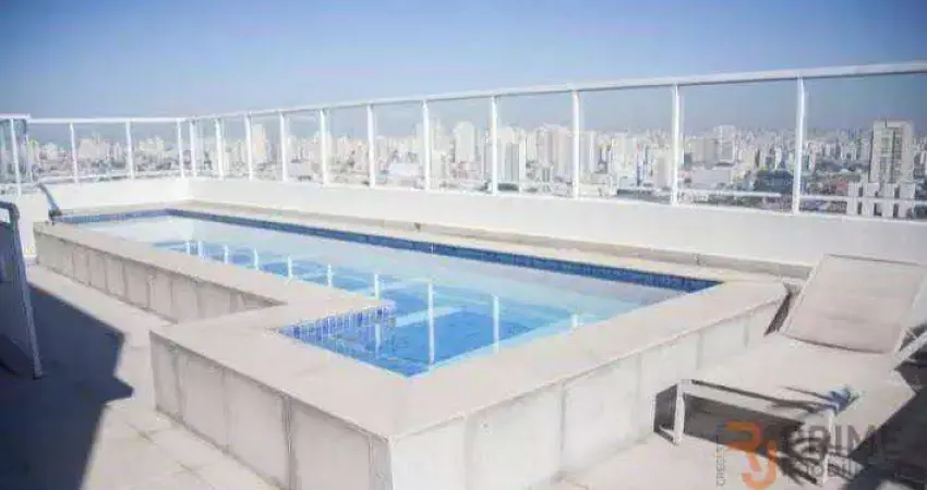 Apartamento com 1 dormitório, 40 m² - venda por r$ 468.000 ou aluguel por r$ 3.396/mês - tatuapé - são paulo/sp