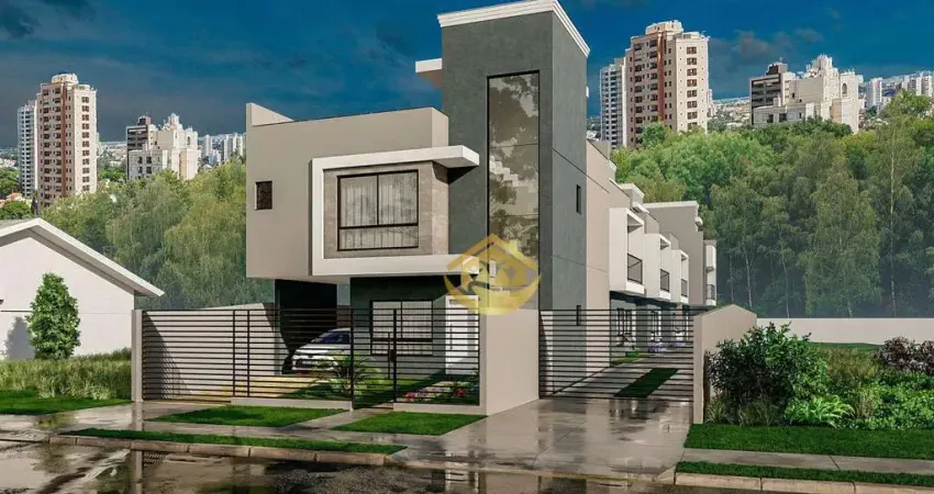 Sobrado com 3 dormitórios à venda, 120 m² por R$ 670.000,00 - Uberaba - Curitiba/PR