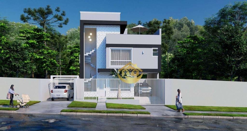 Sobrado com 3 dormitórios à venda por R$ 699.000,00 - Uberaba - Curitiba/PR