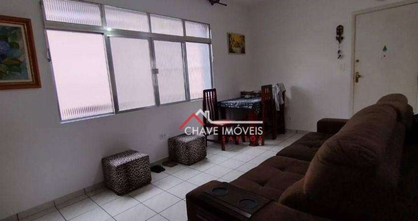 Apartamento com 3 dormitórios à venda, 84 m² por R$ 450.000,00 - Aparecida - Santos/SP