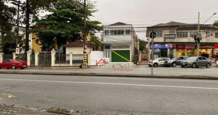 Sobrado, 350 m² - venda por R$ 3.000.000,00 ou aluguel por R$ 26.181,05/mês - Encruzilhada - Santos/SP