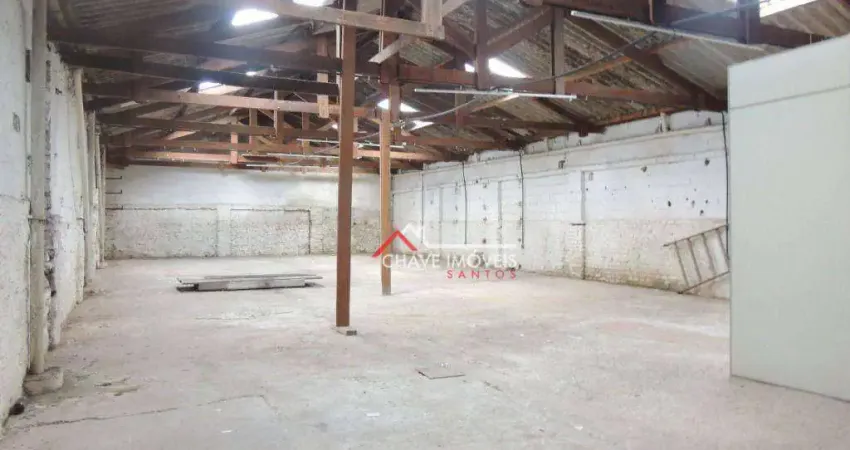 Barracão / Galpão / Depósito com 1 sala para alugar na Rua da Constituição, Paquetá, Santos