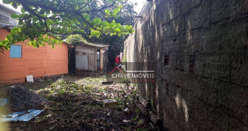 Terreno à venda, 310 m² por R$ 620.000,00 - Estuário - Santos/SP