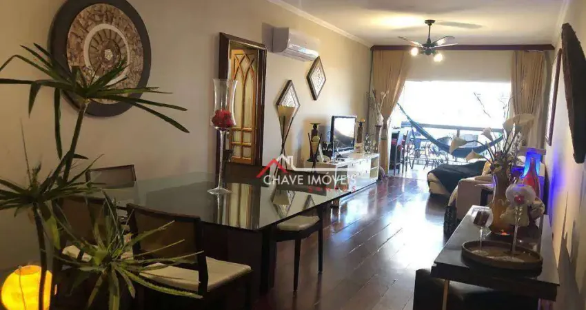 Apartamento com 3 dormitórios para alugar, 180 m² por r$ 6.600,01/mês - ponta da praia - santos/sp