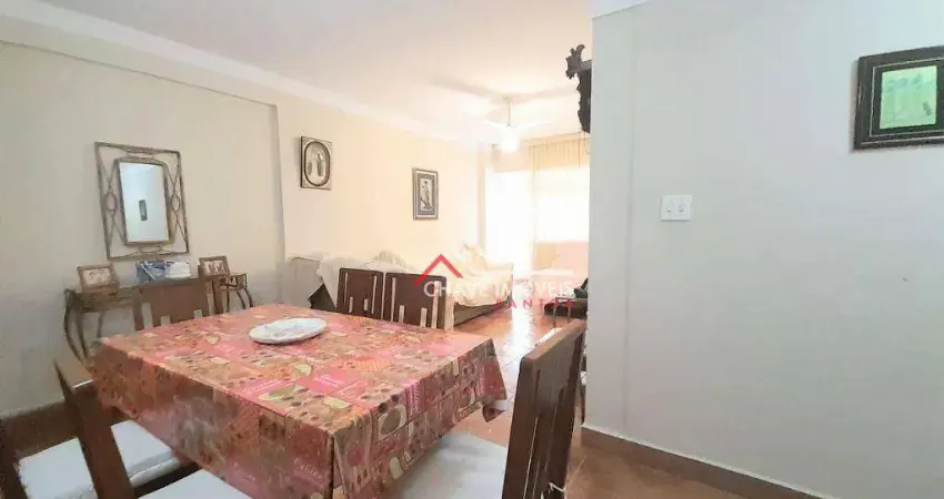 Apartamento com 2 dormitórios à venda, 90 m² por R$ 560.000,00 - Aparecida - Santos/SP