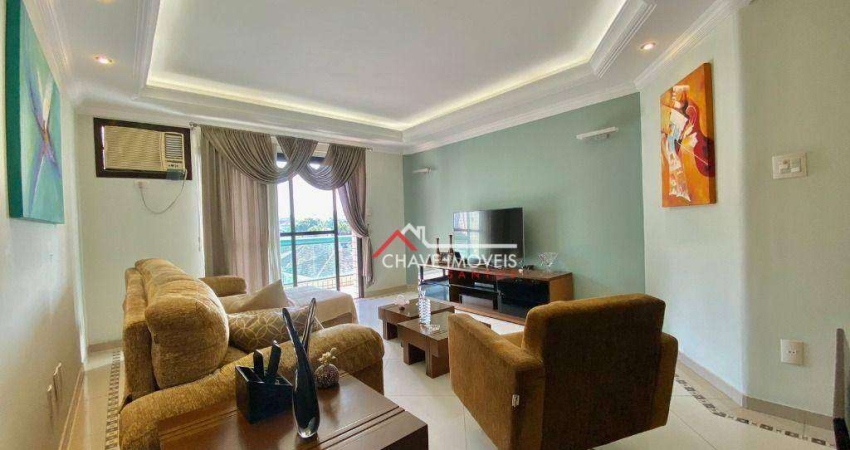 Apartamento com 3 dormitórios à venda, 150 m² por R$ 1.040.000,00 - Embaré - Santos/SP