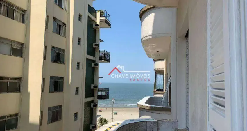 Apartamento com 3 dormitórios, 160 m² - venda por R$ 880.000,00 ou aluguel por R$ 7.000,02/mês - Gonzaga - Santos/SP