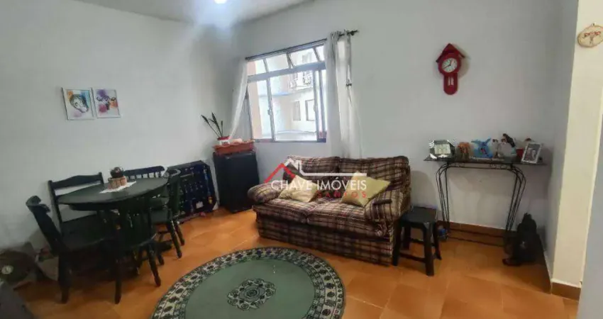 Apartamento com 1 dormitório à venda, 67 m² por R$ 300.000,00 - Itararé - Santos/SP