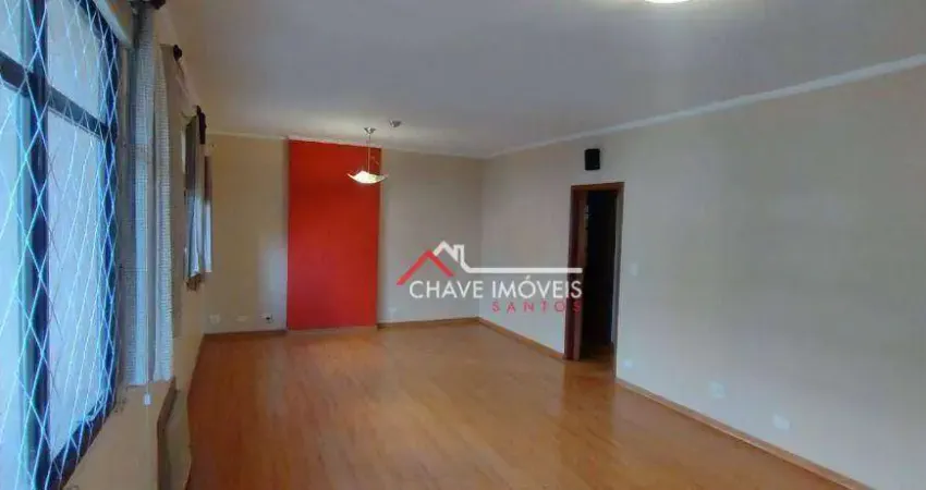 Apartamento com 3 dormitórios à venda, 128 m² por R$ 745.000,00 - Boqueirão - Santos/SP