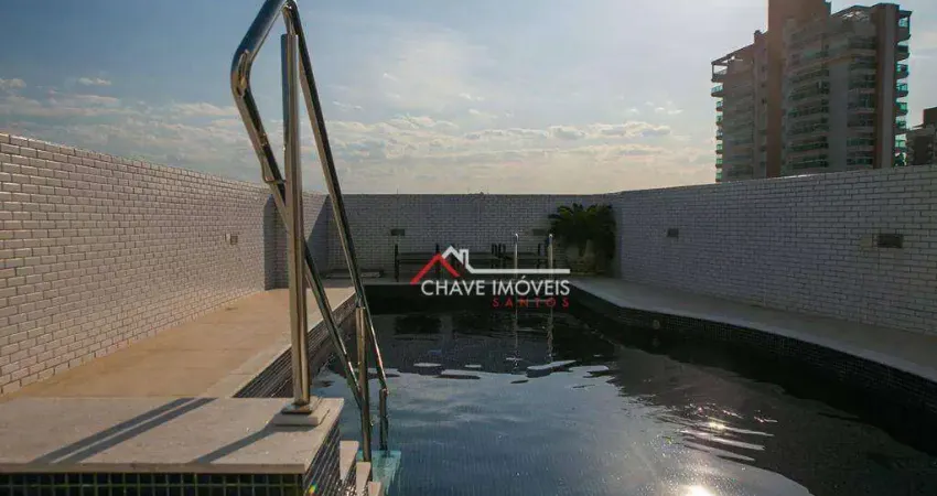 Apartamento com 1 dormitório à venda, 58 m² por r$ 780.000,00 - boqueirão - santos/sp