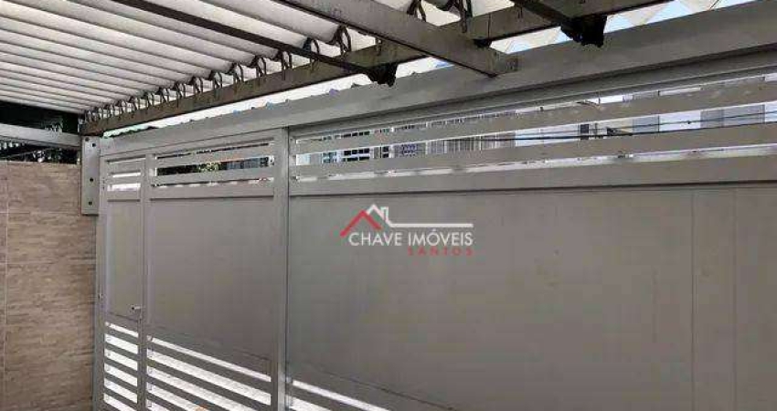 Sobrado com 3 dormitórios à venda, 110 m² por R$ 860.000,00 - Encruzilhada - Santos/SP