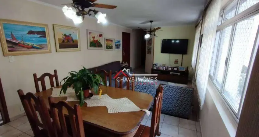Apartamento com 3 dormitórios à venda, 125 m² por R$ 895.000,00 - Gonzaga - Santos/SP