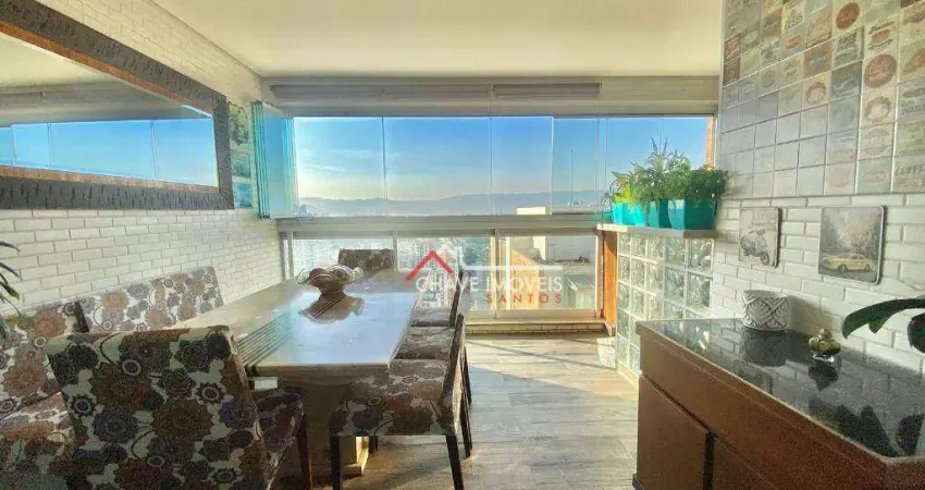 Apartamento com 2 dormitórios à venda, 77 m² por r$ 990.000,00 - ponta da praia - santos/sp