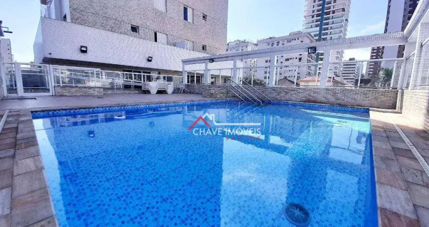 Apartamento com 2 dormitórios para alugar, 58 m² por r$ 4.500,01/mês - pompéia - santos/sp