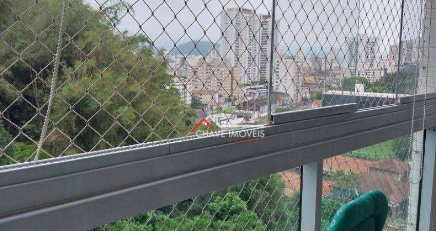 Apartamento com 2 dormitórios à venda, 77 m² por R$ 750.000,00 - José Menino - Santos/SP