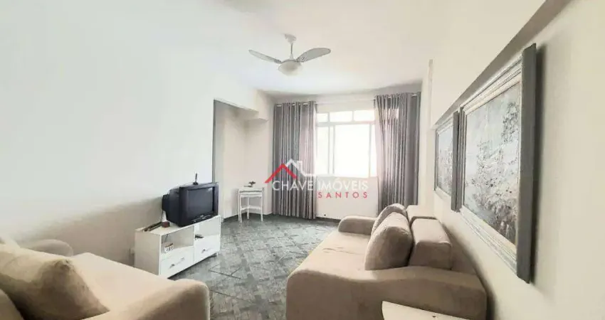 Apartamento com 2 dormitórios à venda, 87 m² por R$ 460.000,00 - José Menino - Santos/SP
