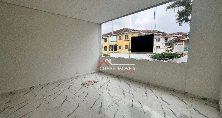 Sala para alugar, 100 m² por R$ 4.000,01/mês - Vila Belmiro - Santos/SP