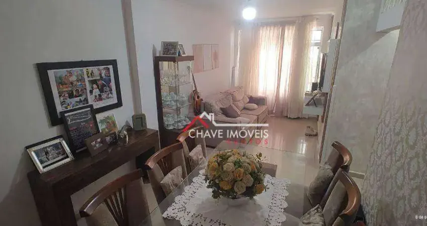 Apartamento com 2 dormitórios à venda, 90 m² por R$ 530.000,00 - Gonzaga - Santos/SP