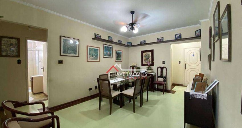 Apartamento com 2 dormitórios à venda, 110 m² por R$ 595.000,00 - Ponta da Praia - Santos/SP