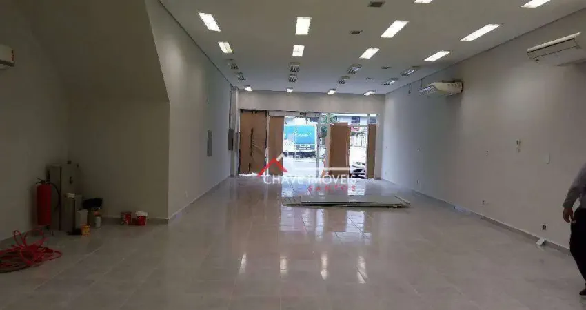 Loja para alugar, 240 m² por R$ 26.400,00/mês - Embaré - Santos/SP