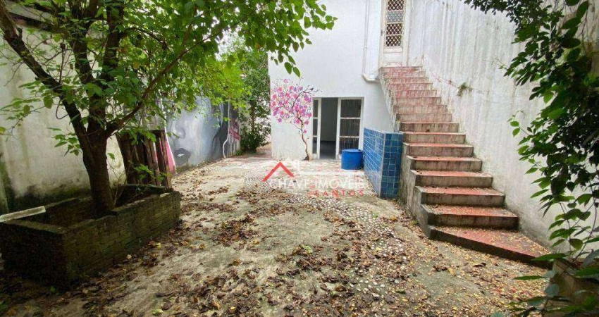 Casa com 7 dormitórios, 295 m² - venda por R$ 800.000,00 ou aluguel por R$ 6.500,01/mês - Vila Matias - Santos/SP