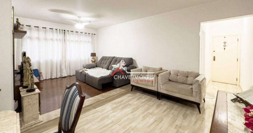 Apartamento com 3 dormitórios à venda, 150 m² por R$ 905.000,00 - Ponta da Praia - Santos/SP