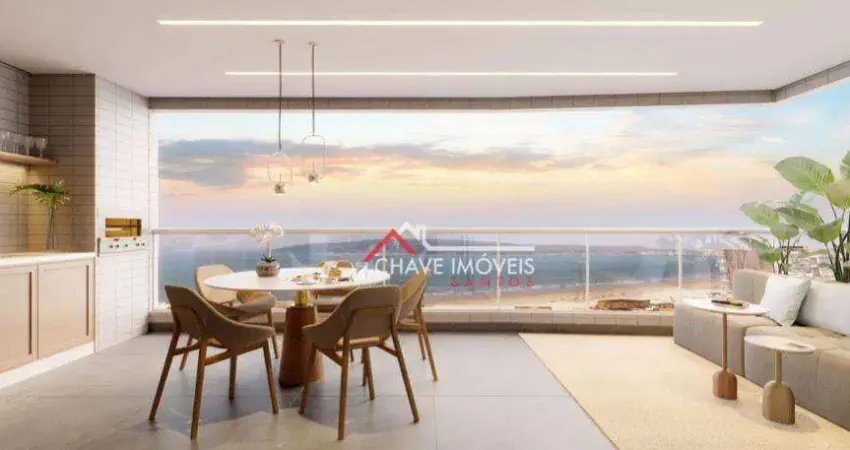 Apartamento com 3 dormitórios à venda, 108 m² por R$ 1.525.000,00 - José Menino - Santos/SP