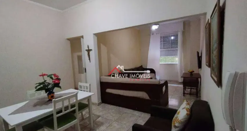 Apartamento com 2 dormitórios à venda, 65 m² por R$ 350.000,00 - Embaré - Santos/SP