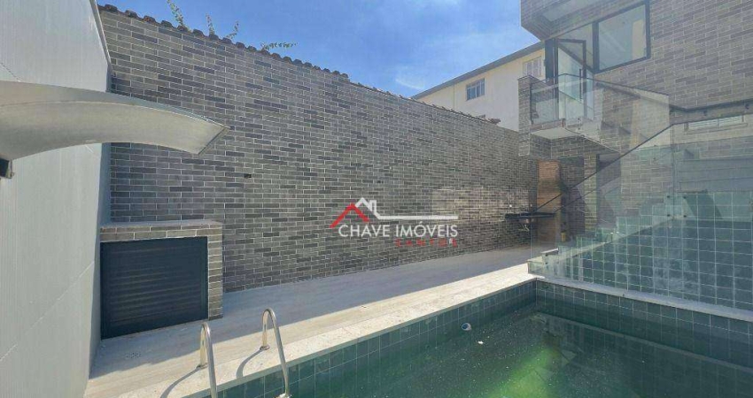 Casa à venda, 330 m² por R$ 2.199.000,00 - Embaré - Santos/SP