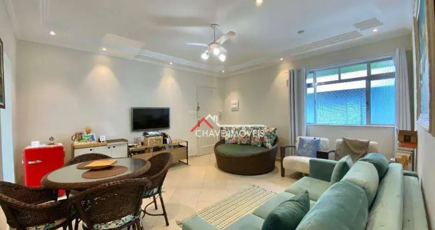 Apartamento com 2 dormitórios à venda, 86 m² por R$ 445.000,00 - Aparecida - Santos/SP