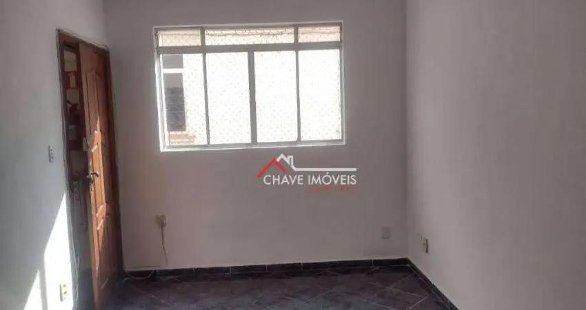Apartamento com 2 dormitórios à venda, 76 m² por R$ 372.000,00 - Embaré - Santos/SP