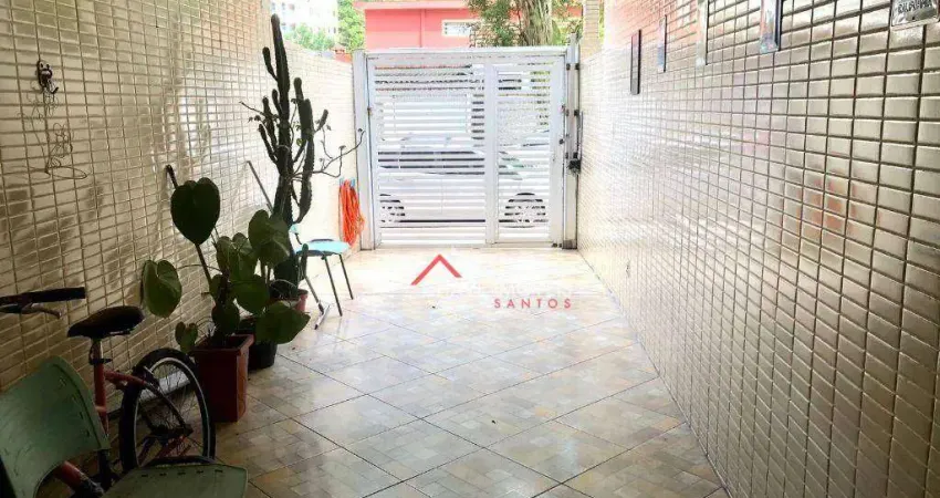 Sobrado com 3 dormitórios à venda, 120 m² por r$ 799.000,00 - marapé - santos/sp