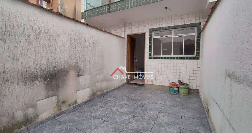 Casa com 2 dormitórios à venda, 75 m² por R$ 380.000,00 - Santa Maria - Santos/SP
