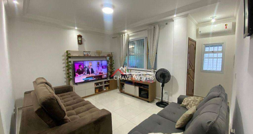 Casa com 2 dormitórios à venda, 125 m² por R$ 850.000,00 - Aparecida - Santos/SP