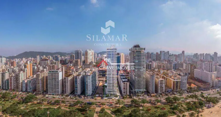Apartamento com 4 dormitórios à venda, 433 m² por r$ 8.850.000,00 - gonzaga - santos/sp