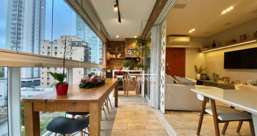 Apartamento à venda, 159 m² por r$ 1.915.000,00 - embaré - santos/sp