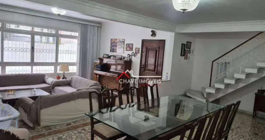 Sobrado com 4 dormitórios à venda, 282 m² por R$ 4.000.000,00 - Ponta da Praia - Santos/SP