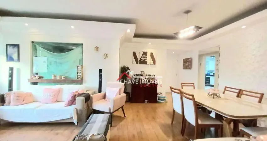 Apartamento com 2 dormitórios à venda, 106 m² por R$ 850.000,00 - Pompéia - Santos/SP