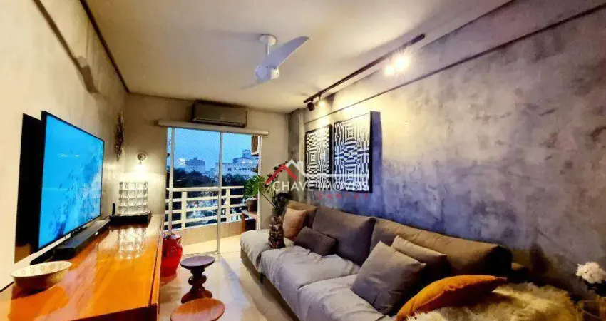 Apartamento com 2 dormitórios à venda, 63 m² por R$ 550.000,00 - Aparecida - Santos/SP