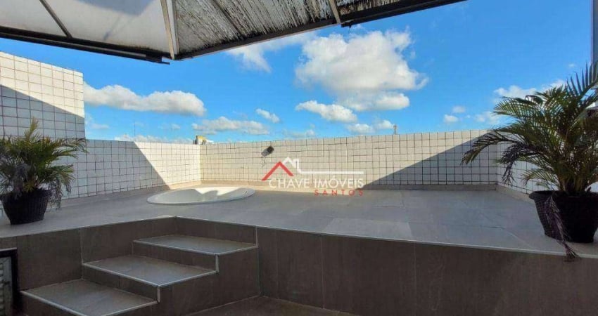Cobertura com 3 dormitórios, 243 m² - venda por R$ 750.000,00 ou aluguel por R$ 6.200,02/mês - Vila Matias - Santos/SP