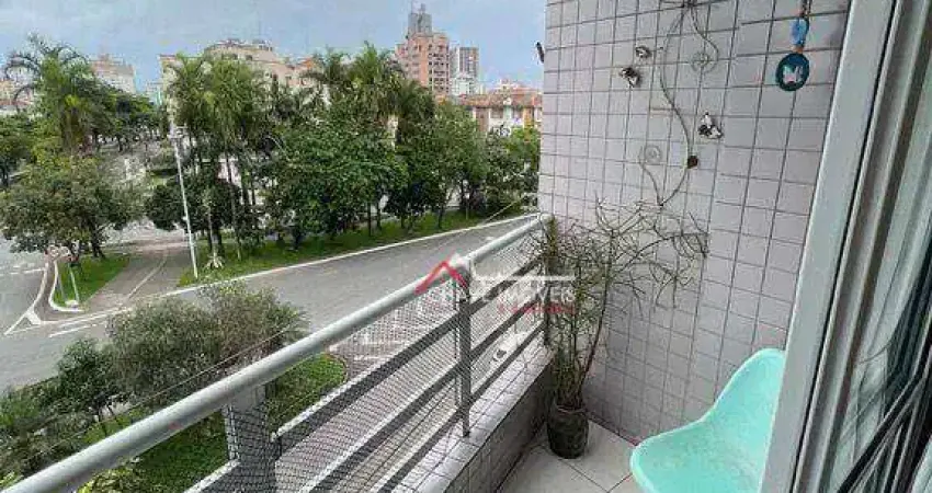 Apartamento com 2 dormitórios à venda, 73 m² por R$ 511.000,00 - Aparecida - Santos/SP