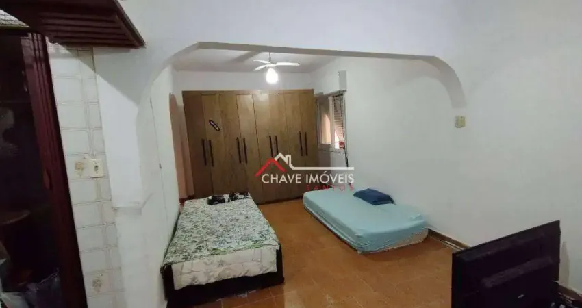 Studio com 1 dormitório à venda, 38 m² por R$ 275.000,00 - Embaré - Santos/SP