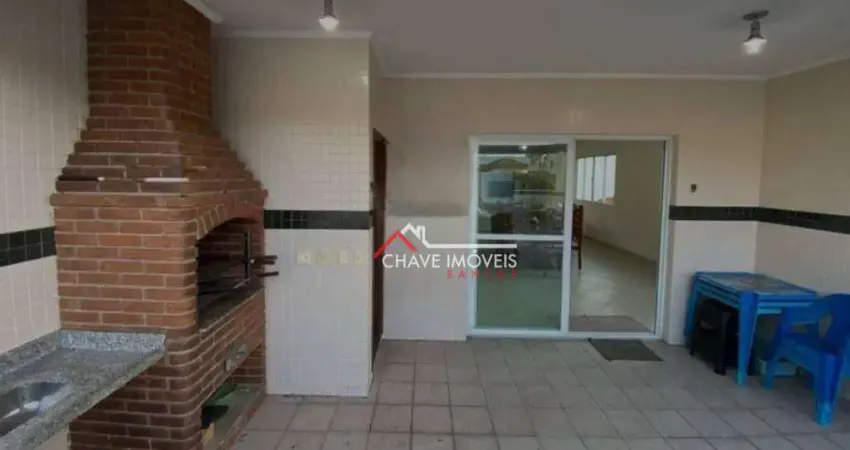 Casa com 5 dormitórios à venda, 334 m² por r$ 3.300.000,00 - embaré - santos/sp