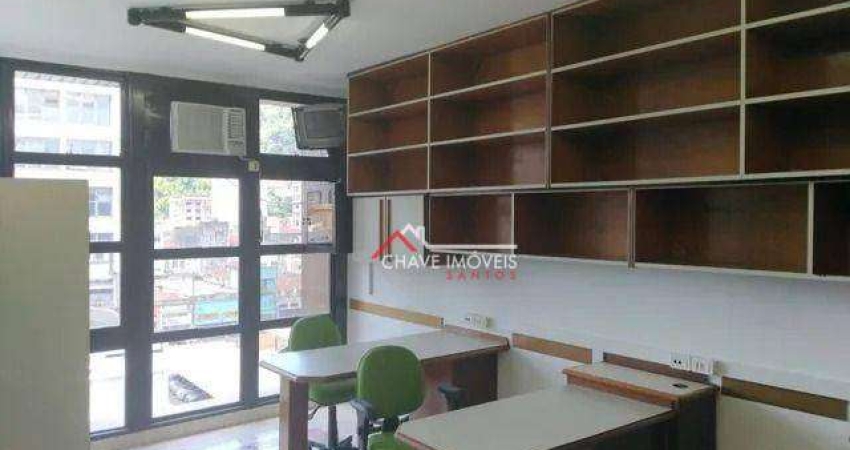 Sala para alugar, 45 m² por R$ 2.500,02/mês - Centro - Santos/SP