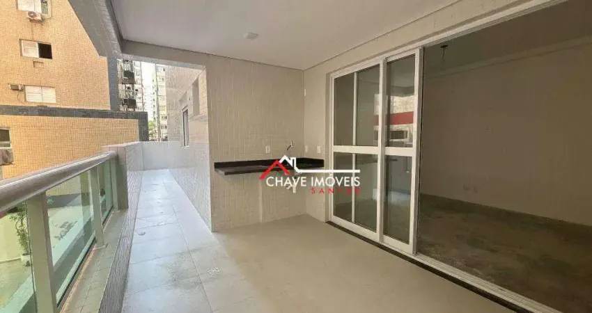 Apartamento com 2 dormitórios à venda, 101 m² por R$ 920.000,00 - Embaré - Santos/SP